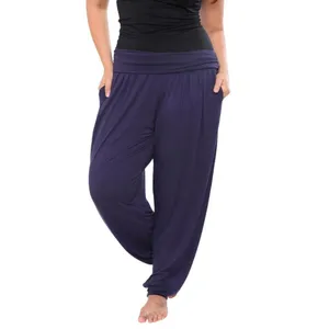 NWT White Mark Womens Plus Knit Pull On Jogger Pants PS560-NAVY1XL Navy Blue 1X thumbnail 2