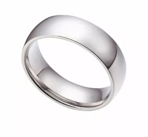 6mm Silver Stainless Steel Ring thumbnail 2