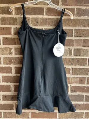Kiribati Princess Polly Mini Dress Black Ruffle thumbnail 4
