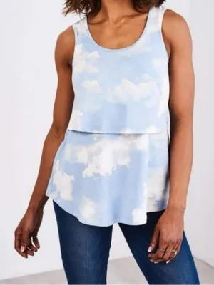 LATCHED MAMA Breastfeeding Tank Top Size Large (Nursing Top) thumbnail 1