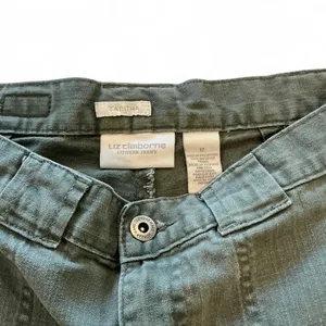 Liz Claiborne‎ Liz Wear Vintage Olive Green Cargo Pants size 12 thumbnail 3