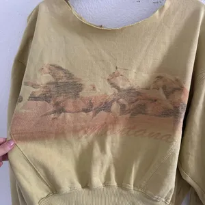 Urban Outfitters Montana Crew Neck Oversized Slouchy Graphic Pullover Sweatshirt XS thumbnail 7
