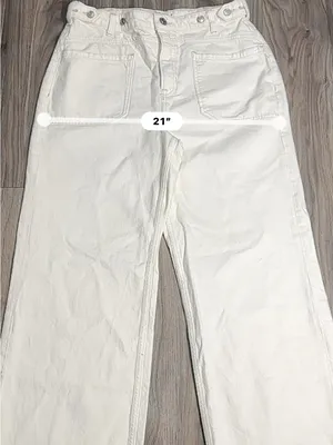 Free People We The Free Palmer Jeans Eggshell – Size 30. thumbnail 7