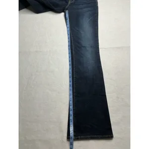 Denizen from Levis Modern Boot Cut Jeans Womens 2M 26x32 Dark Wash Denim Blue thumbnail 6