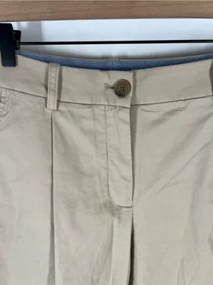 Aritzia Beige Khaki Mid-Rise Chino Carrot Trousers thumbnail 3