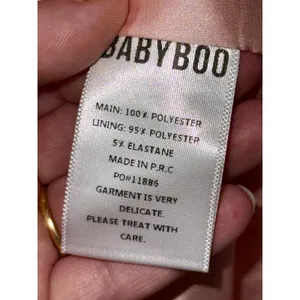 NWT Babyboo Abbey Blush Pink Bow Corset Fit & Flare Strapless Mini Dress Size S thumbnail 12