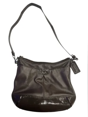 Coach Park Brown Leather bag cross body thumbnail 1