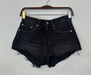 Levi's 501 Raw Hem Buttonfly Shorts thumbnail 1