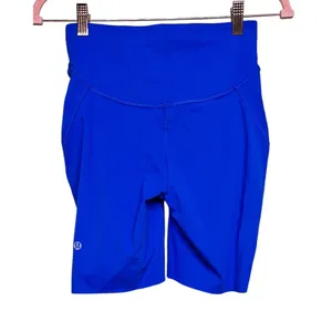 Lululemon Base Pace High-Rise‎ Short 8" Blazer Blue Tone Women’s Size 6 thumbnail 2