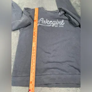 Lakegirl gray Sweatshirt large crew neck thumbnail 7