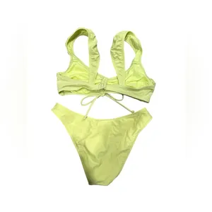 Wild Fable‎ Light Yellow Bikini Set - Bottom (S) & Bralette Top (M) thumbnail 2