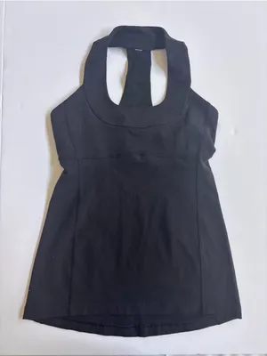 Lululemon Strap It Like It’s Hot Tank Black Built In Bra Size 6 thumbnail 1