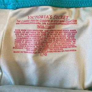 Victoria’s Secret turquoise bathing suit bottoms thumbnail 4