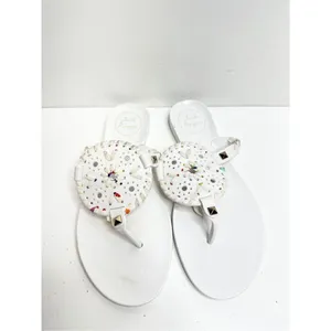 Jack Rogers Sandals Womens Size 5‎ White Georgica Jelly Slip On Flats thumbnail 5