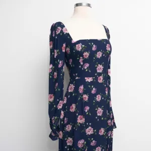 Sau Lee - Marianne‎ Floral Puff Sleeve Midi Dress. thumbnail 11
