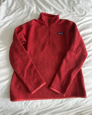 Patagonia Red Better Sweater 1/4 Zip Fleece thumbnail 1