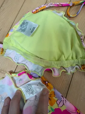 Wild Fable Bright Floral Bikini Top and Matching Sarong Size Small + Bonus Top thumbnail 6
