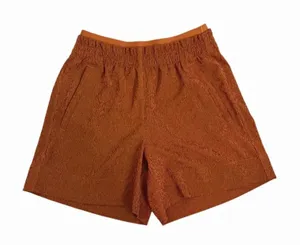 Athleta $78 Echo Textured Shorts Sz 16 rich terracotta orange rust thumbnail 1