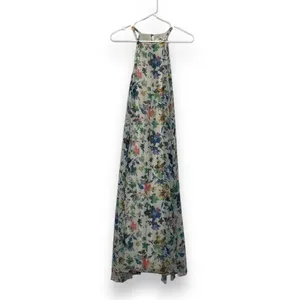 ASTR the Label Floral Halter Maxi Dress Womens 4 Multicolor‎ Excellent Pleated thumbnail 6