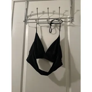 Women's Size 1XL Black Swim Top Tie Back Spaghetti Straps thumbnail 10