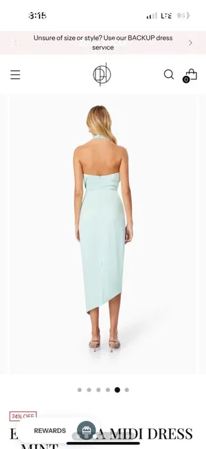 Elliatt Dress Midi Satin thumbnail 2