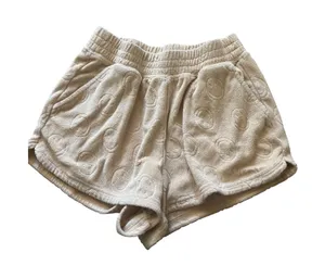 Offline by Aerie Beige Smiley‎ Face Terry Cloth Lounge Shorts XS thumbnail 1