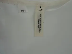 Cream Sheer Sleeveless Top Pullover Blouse with Pockets thumbnail 4