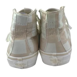 Vans SK8-Hi 138 Decon Women's Pink Check Lace Up High Top Sneakers Shoes Size 10 thumbnail 3