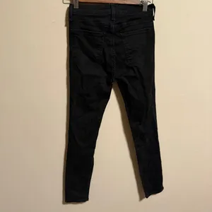 Veronica Beard Debbie Black Skinny Jeans Raven Button Fly- Size 25 0 thumbnail 6