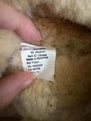 L.L.Bean Wicked Good Moccasins Women’s 10 M Brown Suede Shearling Slippers thumbnail 6