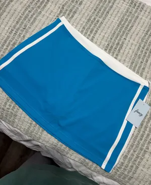 Fancy D Boutique athletic Skort in poolside blue  thumbnail 1