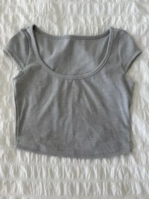 Missguided Grey Tee thumbnail 2