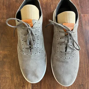 Cole Haan Grand Tour Oxford Sneakers in gray suede thumbnail 2