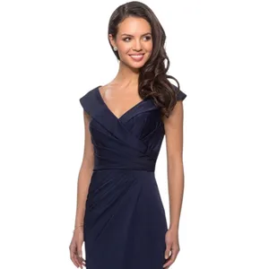 La Femme Formal Evening Gown Sz 4 Blue Wedding Party Mother Of Bride Dress thumbnail 4