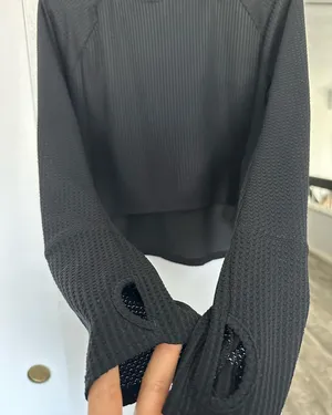 Adidas back 3 striped hoodie thumbnail 10