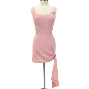 Cinq À Sept Womens Sharon Dress 8 Pink Asymmetrical Party Date Night‎ Glam HOCO thumbnail 2