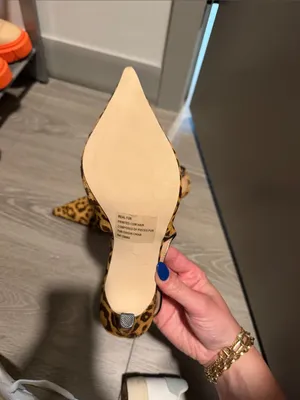 Steve Madden Leopard-Print Pointed Slingback Pumps - Tan/Black thumbnail 6