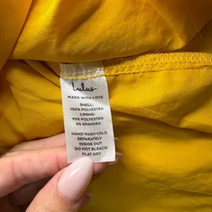 Lulus Women's‎ XS Yellow Floral Ruffle Sleeveless Mini Dress thumbnail 12