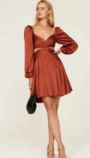 ASTR the Label Satin Cutout dress thumbnail 2