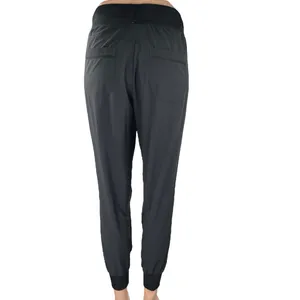 Athleta Women's Black High Rise Drawstring Athletic Jogger Sweat Pants Size 4 thumbnail 3