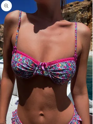 Strawberry Milk Mob Bikini Top Size M thumbnail 2