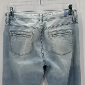 7 For All Mankind Dojo High Rise Flare Jeans button fly size 25 festival casual thumbnail 5