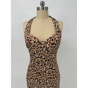 Lavish Lice NWT Underwired BustierSatin‎ Midi Dress Leopard Print Sz US 4$150 thumbnail 5