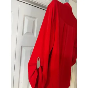 UG Apparel Ohio State Buckeyes Red Roll Tab Sleeve Tunic Blouse Women 1X OSU thumbnail 3