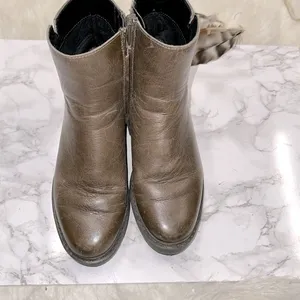 Franco Sarto 5M Cassie brown leather boots thumbnail 10