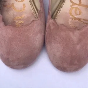 Sam‎ Edelman Pink Blush Scalloped Francis Flats thumbnail 2
