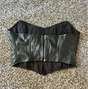 princess polly black corset strapless top thumbnail 2