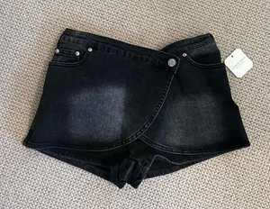 NWT Altar’d State jean skirt skort thumbnail 3