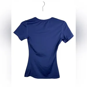 Nike Dri-FIT Short Sleeve Athletic Top Blue Running Workout Shirt Women’s Size S thumbnail 3