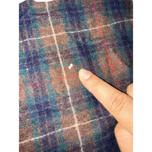 Pendleton Scarf Vintage‎ Made in USA Brown Tartan Plaid 100% Virgin Wool Unisex thumbnail 3